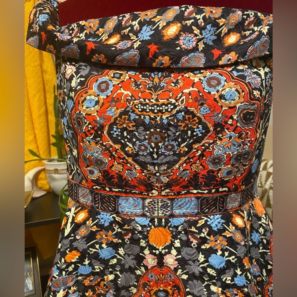 Comino Couture- Vintage | A line | Size 14 Folk Print | Party Mini Dress - - Picture 11 of 11